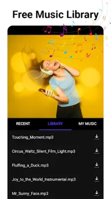 Music video maker android App screenshot 4